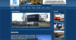 Desktop Screenshot of cogen-spa.it